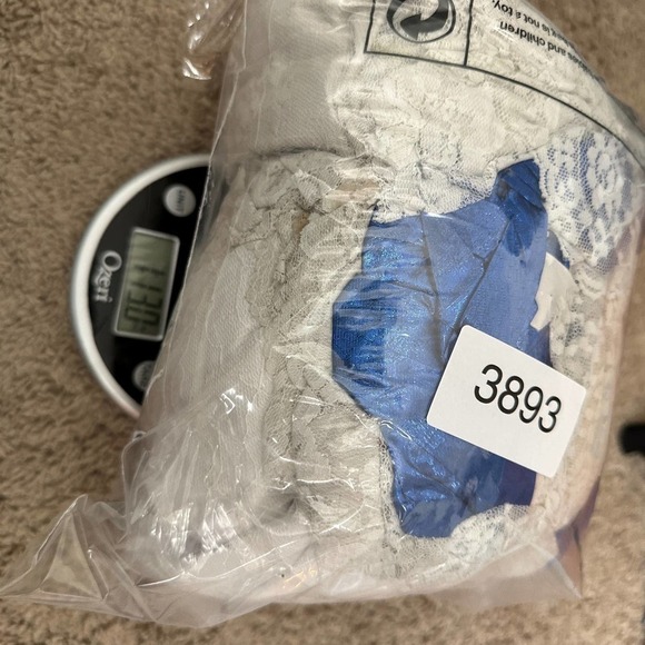 Loralie Vintage 80s Blue Lame & Lace Party Prom Dress Asymmetrical Womens Size ? - Picture 13 of 13